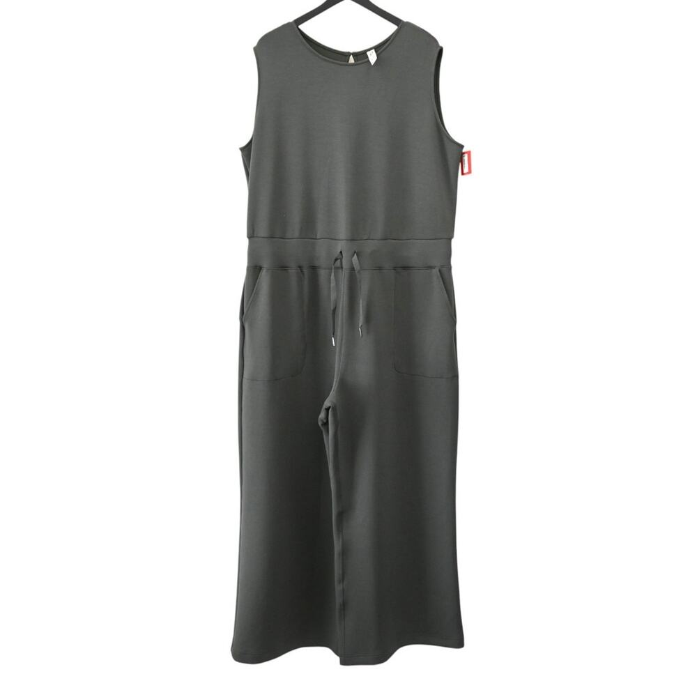 Spanx Dark Palm Airluxe Petite Jumpsuit Size 3X 50282Q